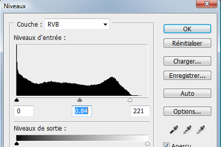 Modif globale de l'histogramme. 