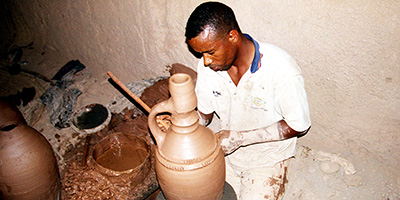 Potier pr�s de Ouarzazate, 2005. 