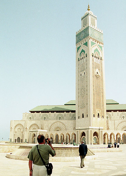 Le minaret de la Grande Mosqu�e. 