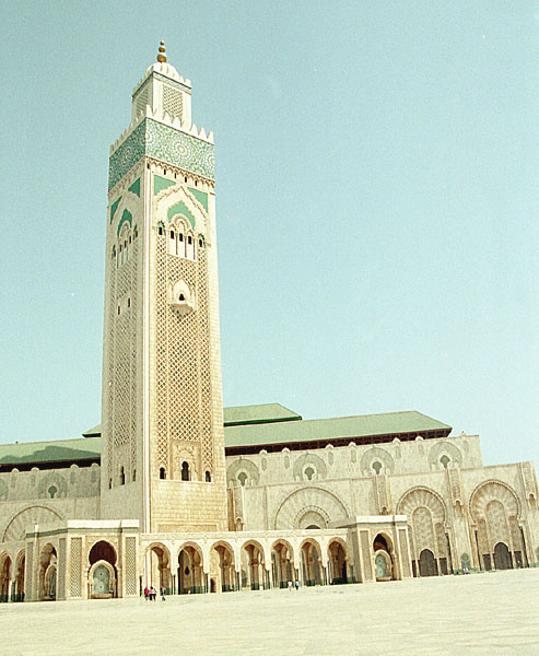 Le minaret de la Grande Mosqu�e. 