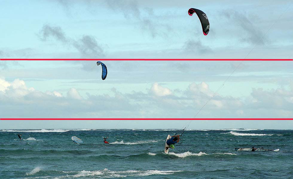 Kite surf � l'ile Maurice. Libre
