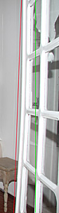 Distorsion en barillet. 